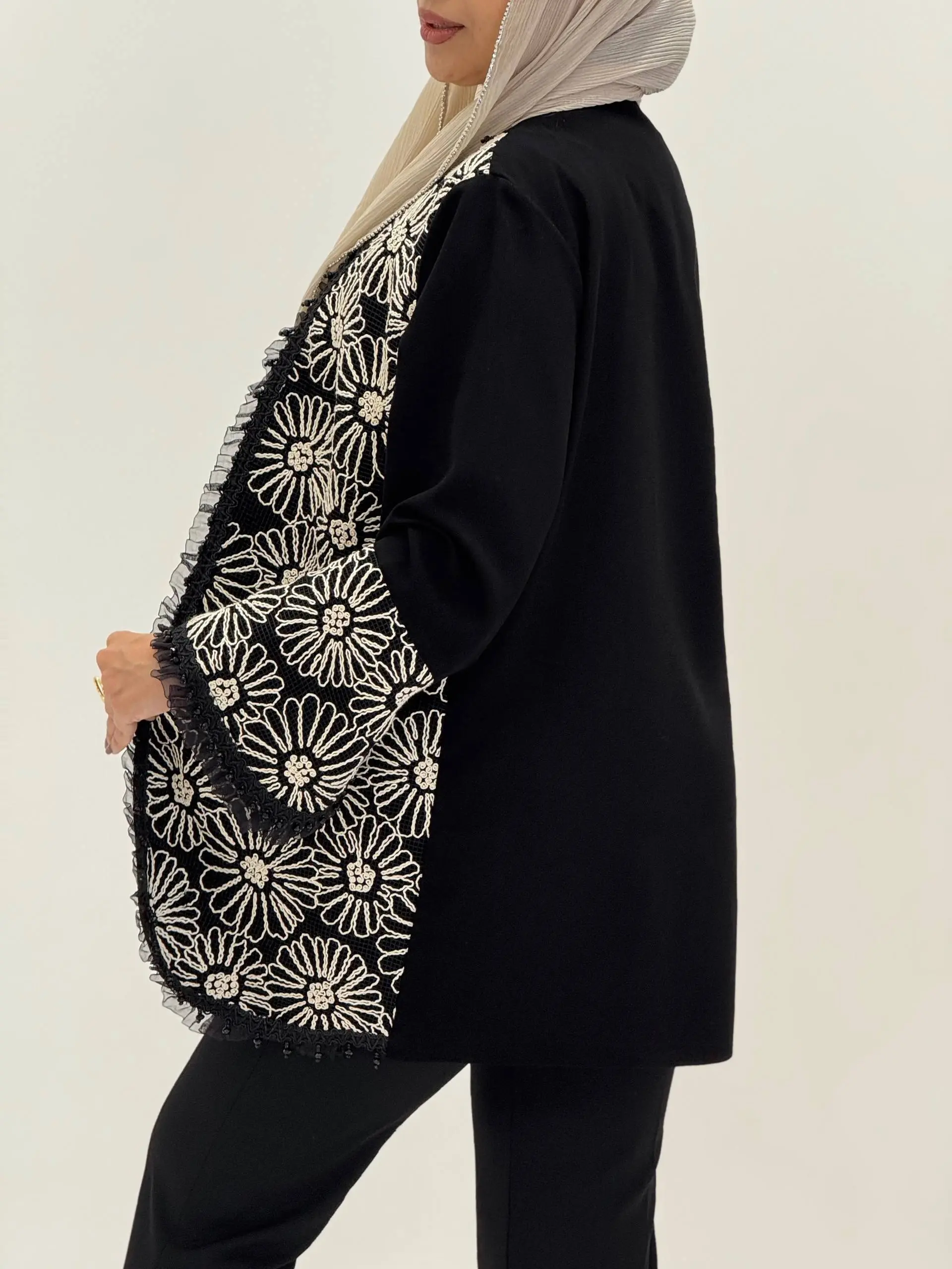 3940-کت سوزن دوزی لوکس